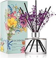 Vista 38 de COCODOR - Difusor con varillas de junco, 6,7 onzas (200 ml), decoración para el hogar y la oficina, fragancia para regalar, lavanda de jardín, 1