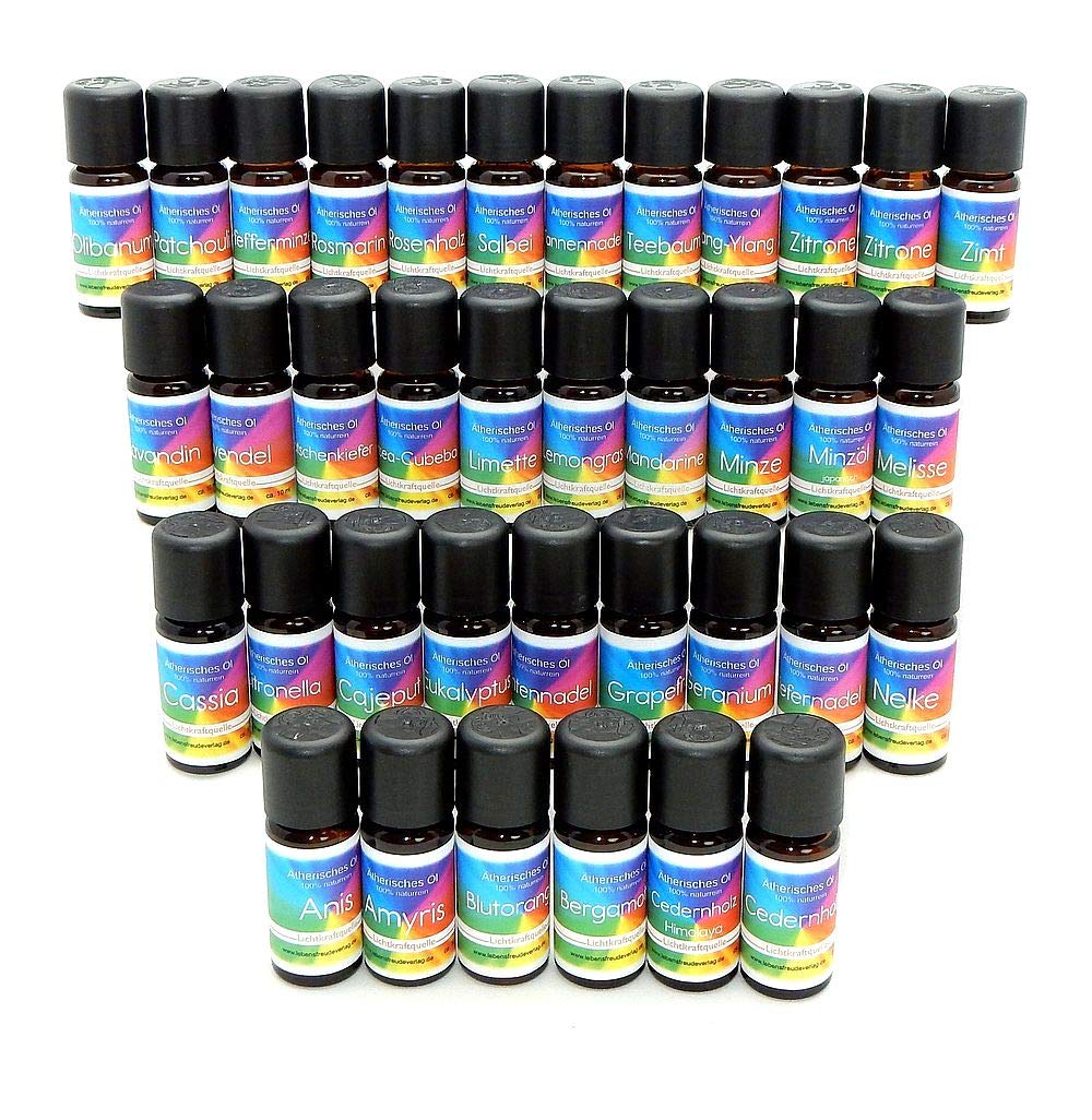 Set 36 Ätherische Öle 100% Beste Qualität - Feinste Düfte