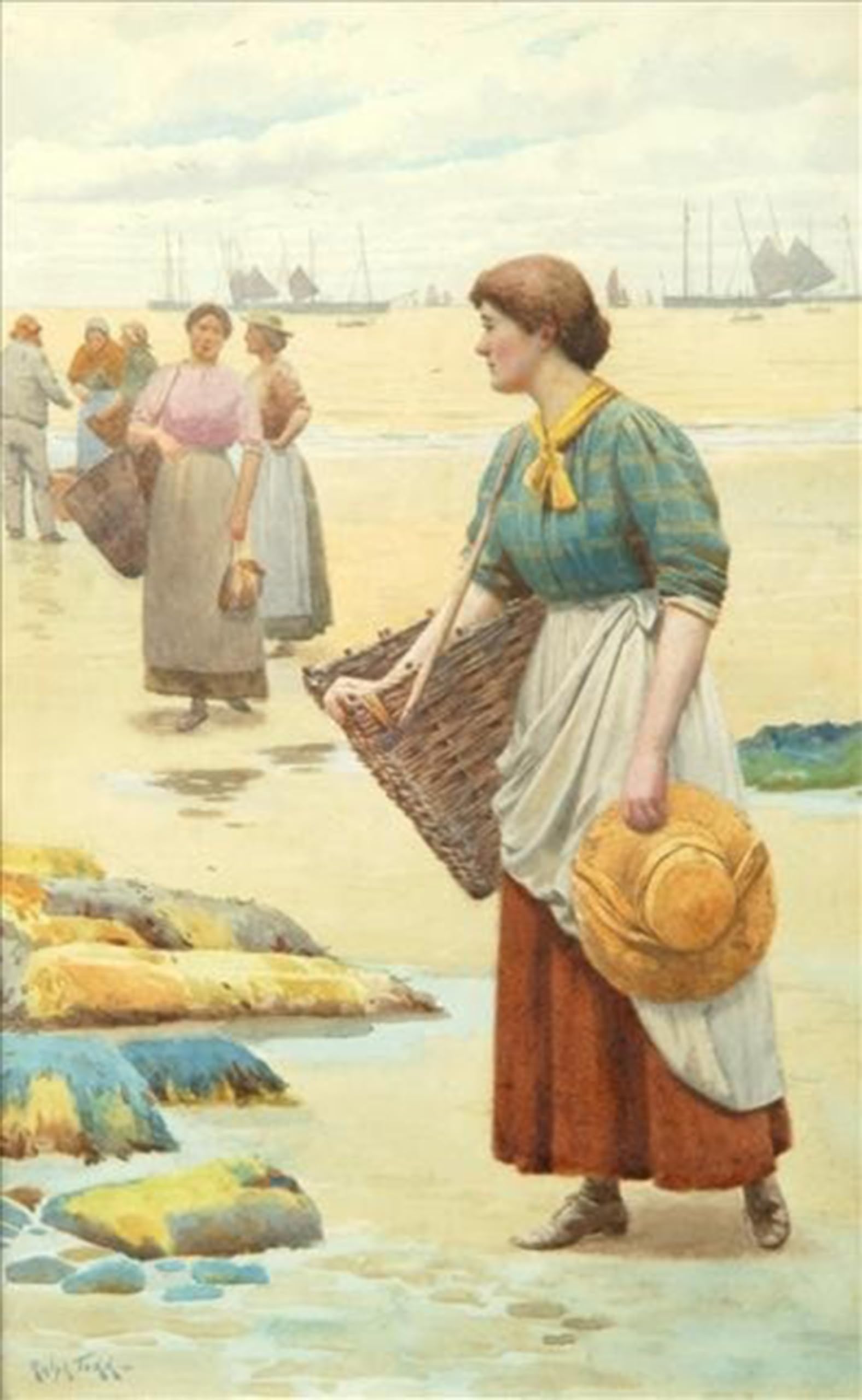 Cuadro en lienzo de Ralph Todd pintura marina para transformar el ambiente de tu oficina 5