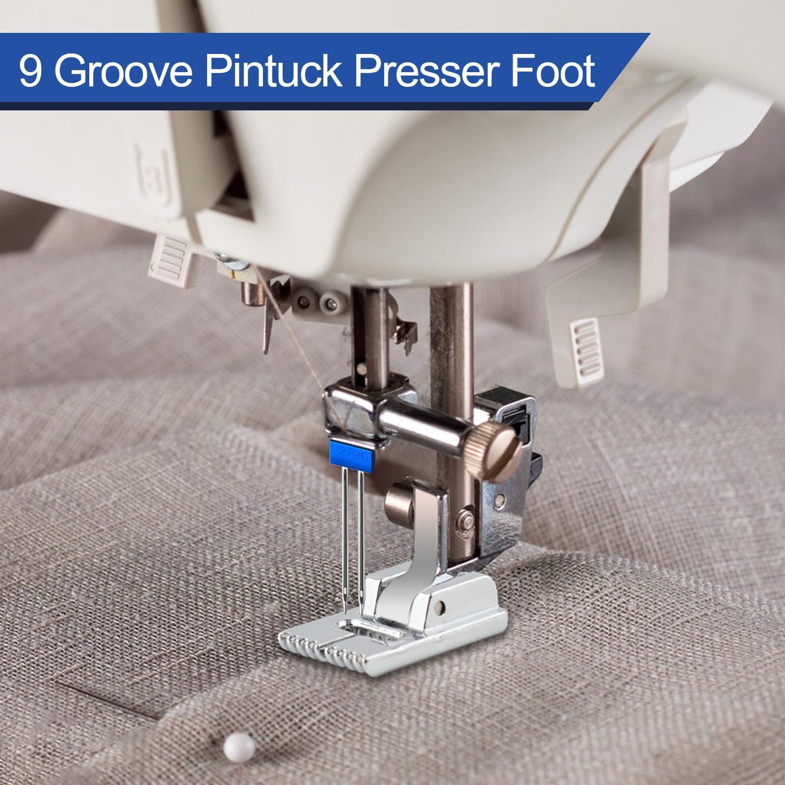 Pied De Biche à Double Point Pour Machine à Coudre,3 TAN2/90 3