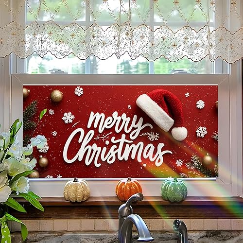 Miniatura 9 de Película decorativa para ventana de 39.37 x 17.32 pulgadas, acogedora chimenea para interiores, película decorativa de adherencia estática