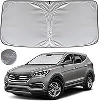 Vista 54 de KAYZT Parasol para parabrisas para Toyota Camry 2012-2017 LE XLE Hybrid SE XSE Sedan plegable, accesorios de ajuste personalizado para ventana