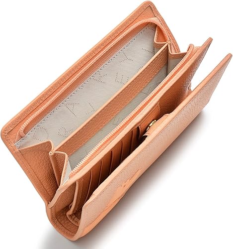 Miniatura 4 de RADLEY London Stamp - Billetera plegable mediana, Pomelo, Cartera de cuero para mujer