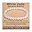 AD Beads Handmade Gemstone Stretch Elastic Bracelet Crystal Healing Reiki Nature\'s Beauty and Spiritual Essence Unisex (8mm, White Jade (Decision Making))