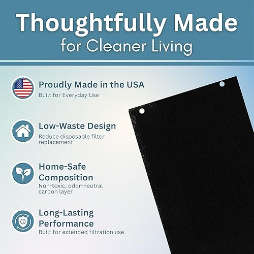 Miniatura 4 de Filtros de campana de microondas de carbón activado, filtros de carbón compatibles con filtro de microondas Whirlpool