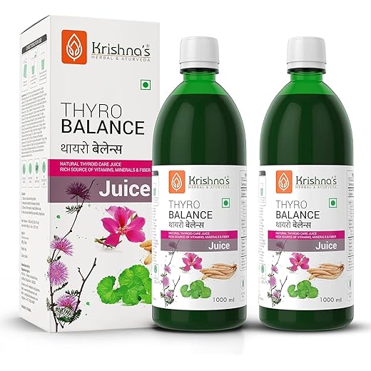 Krishna Thyro Balance Juice 1000ml - Ayurvedic Blend 1000 ml