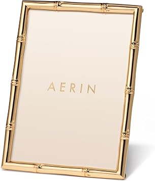 AERIN 5x7 Ava Bamboo Frame - Gold
