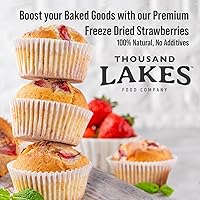 Vista 5 de Thousand Lakes Frutas liofilizadas (fresa, 1.2 onzas (paquete de 4))