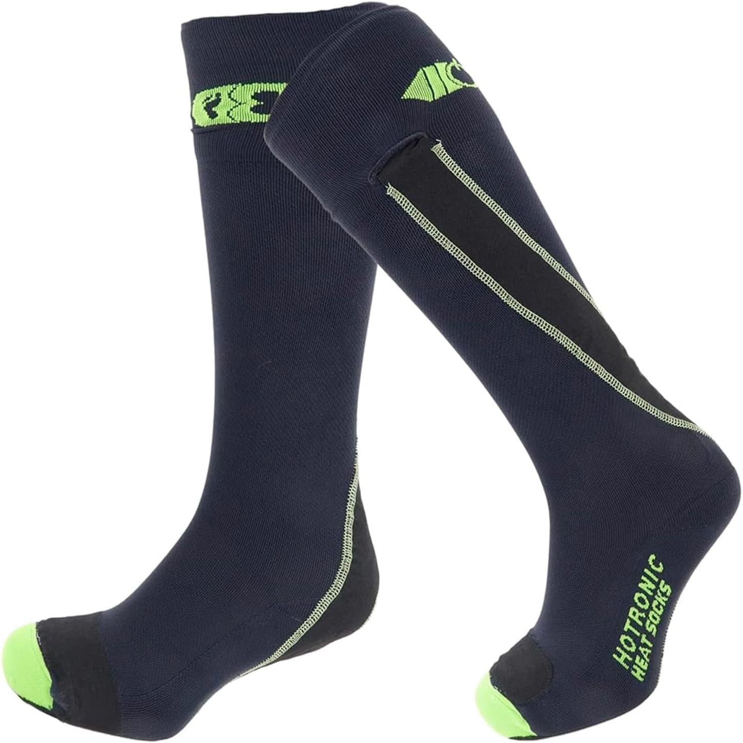 Hotronic Unisex XLP PFI 30 Surround Thin Heat Socks Only | Gentle Compression Foot-Warming Heated Cold-Weather Winter Socks