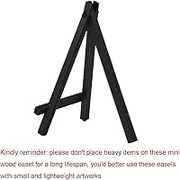 Vista 3 de Pack de 12 minicaballetes de madera, de eBoot, color negro