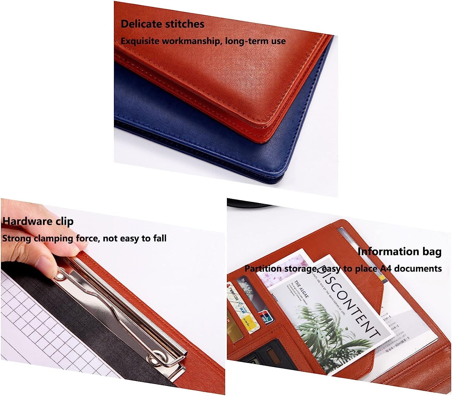 teczka, Organizator dokumentów prawnych dla kobiet i mężczyzn(Light Grey)