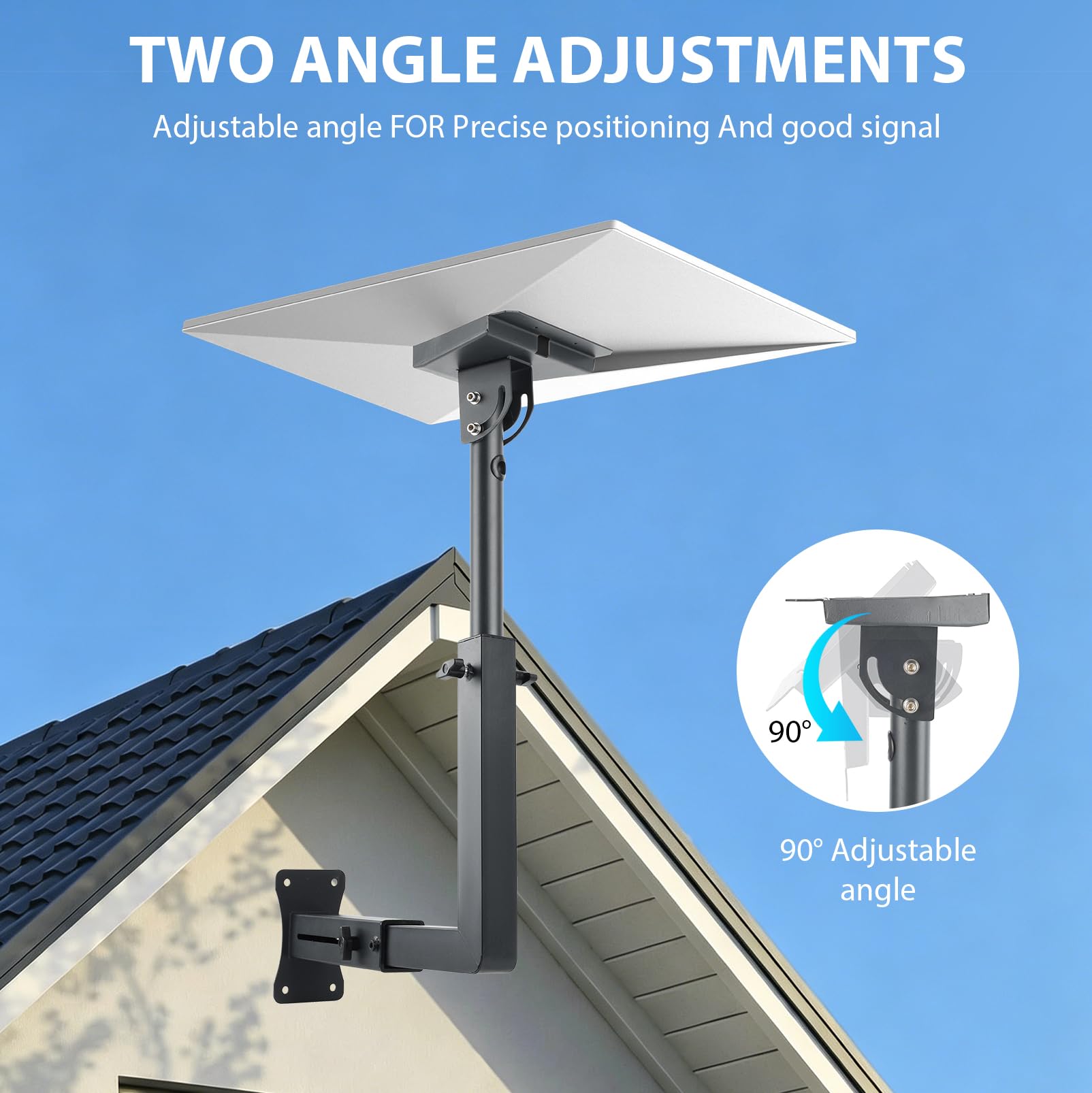 Soporte compatible con Starlink V3, soporte de pared largo compatible con Starlink V3, soporte de techo compatible con Star-link V3, vertical compatible con Starlink Gen 3, kit de montaje de pole