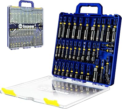 Facoow Phillis Torx Hex Bits Sets & Deep Nut Driver Set & Long Nut Driver Set