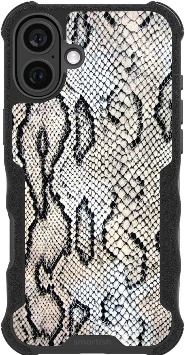 Smartish - Sssssnakes Sssssskin - iPhone 16 Plus MagSafe Armor Case - Gripzilla [Rugged & Tough] Heavy Duty Armor Case - Fits iPhone 16 Plus