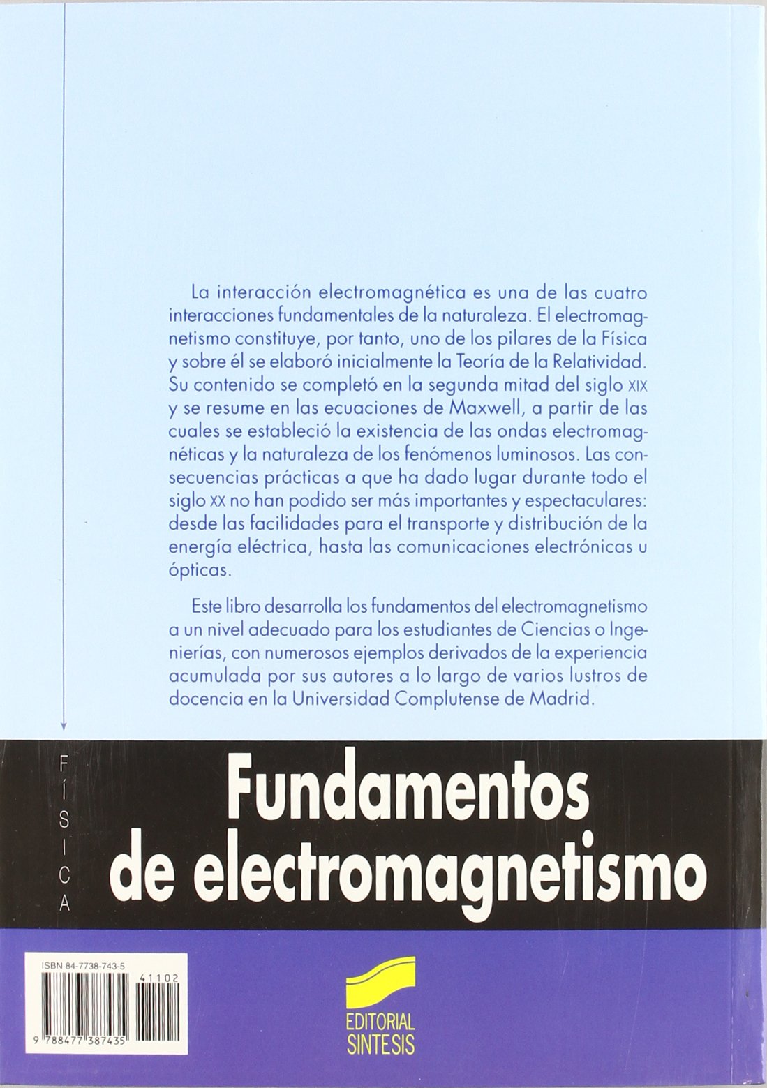 Fundamentos de electromagnetismo: 2 (Física)