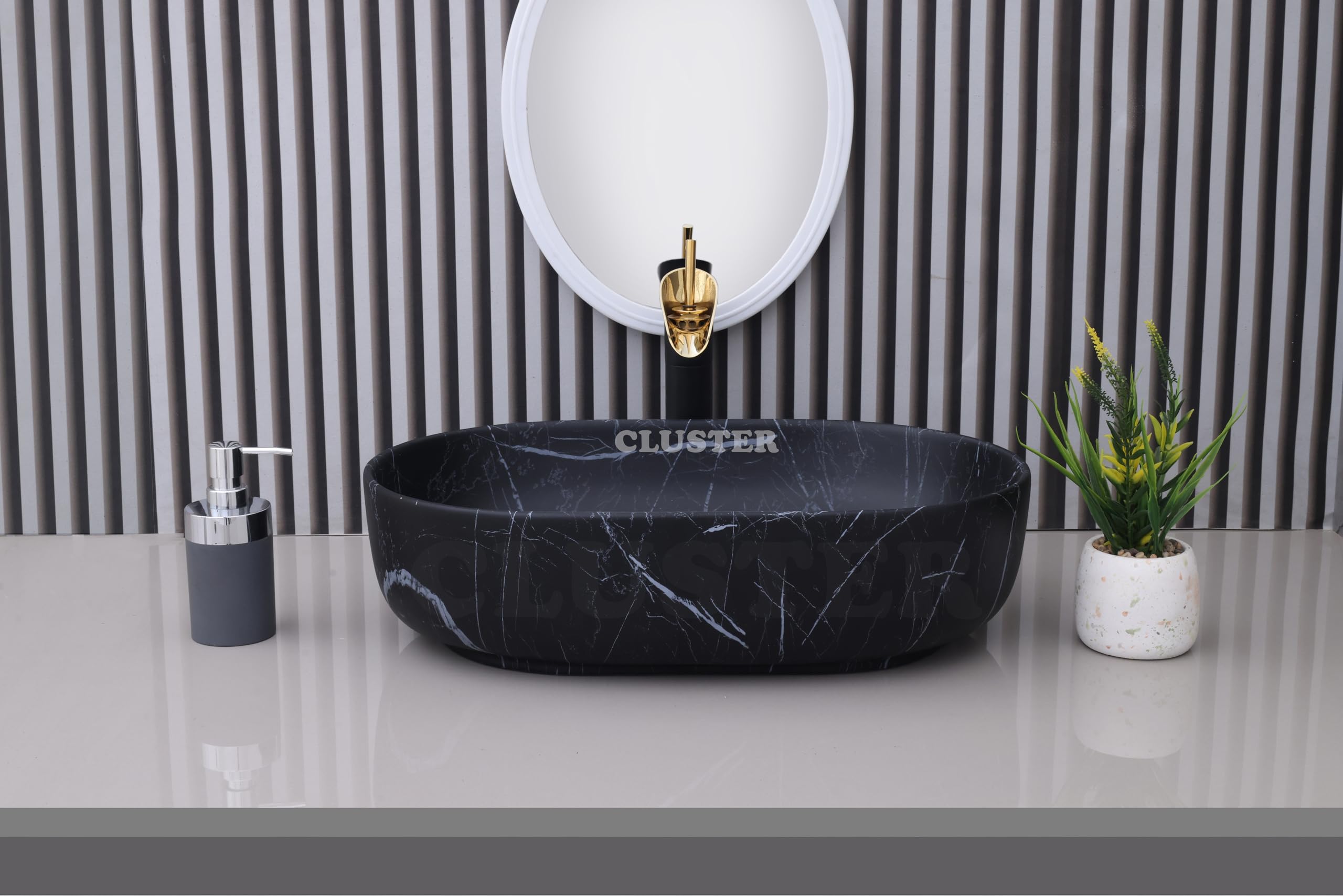 Cluster Designer Wash Basin - Ceramic Sink for Bathroom -21 Cluster Designer Wash Basin - Ceramic Sink for Bathroom -21