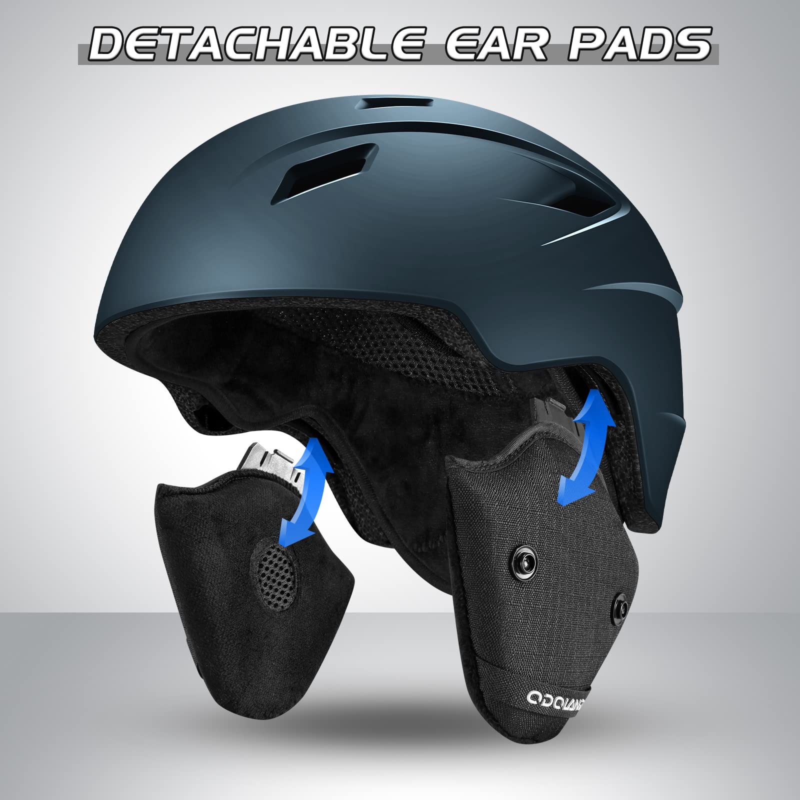 Odoland Kit di Casco Sci con Maschera Sci, Casco Snowboard per Uomo Donna Adolescenti, Casco Ski Regolabile e Occhiali Sci UV400 Proteczione, per Sport Invernali All'aperto