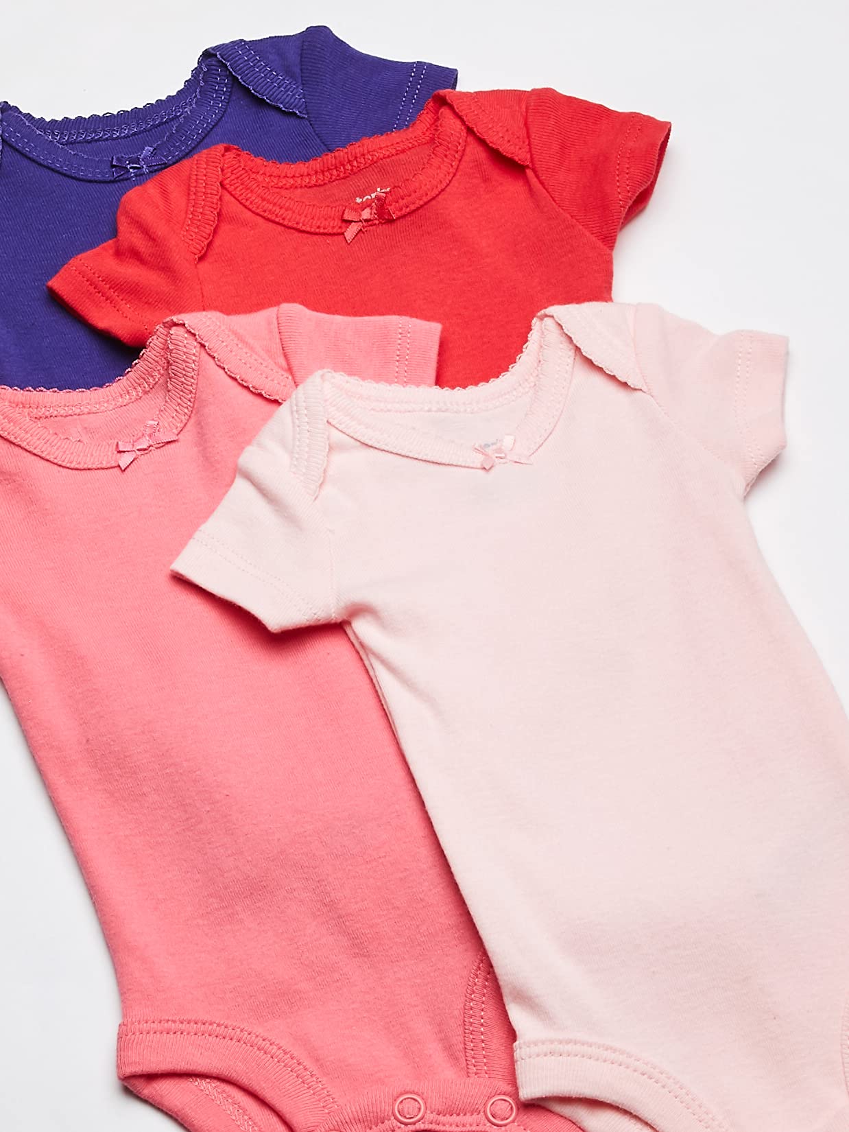 Carter's Baby Girls' 8-Pack Short-Sleeve Bodysuits