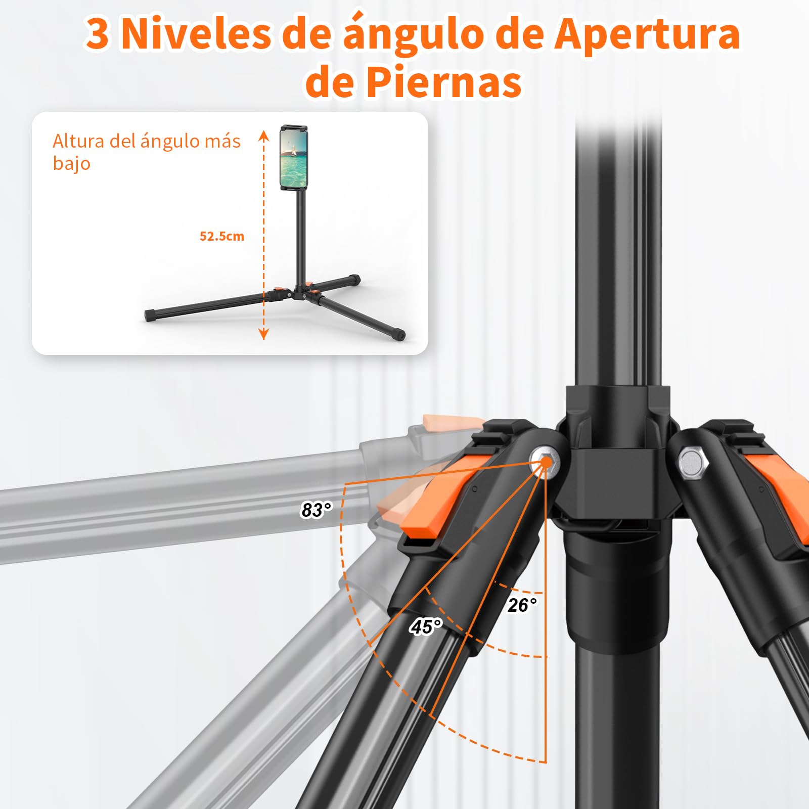 XXZU 182cm Soporte para Tableta y Teléfono, Soporte de Suelo para Tableta Giratorio de 360° Trípode para Tablet Ajustable en Altura Plegable Inverso Compatible con Tablet y Teléfon