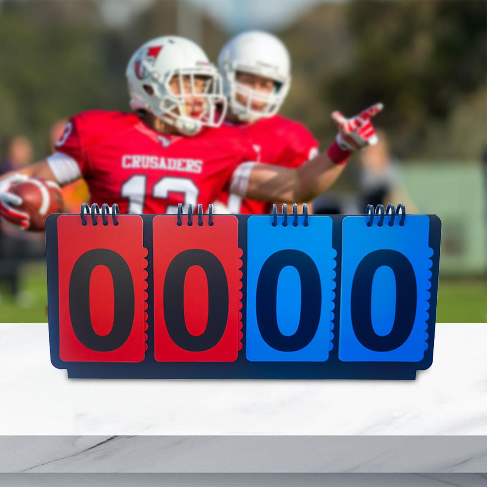 Milageto Sports Scoreboard Zahlentafel Zur Punkteanzeige Flip Score Zähler Spielstandanzeige für Sportwettkämpfe Strapazierfähiges Material für Kinder