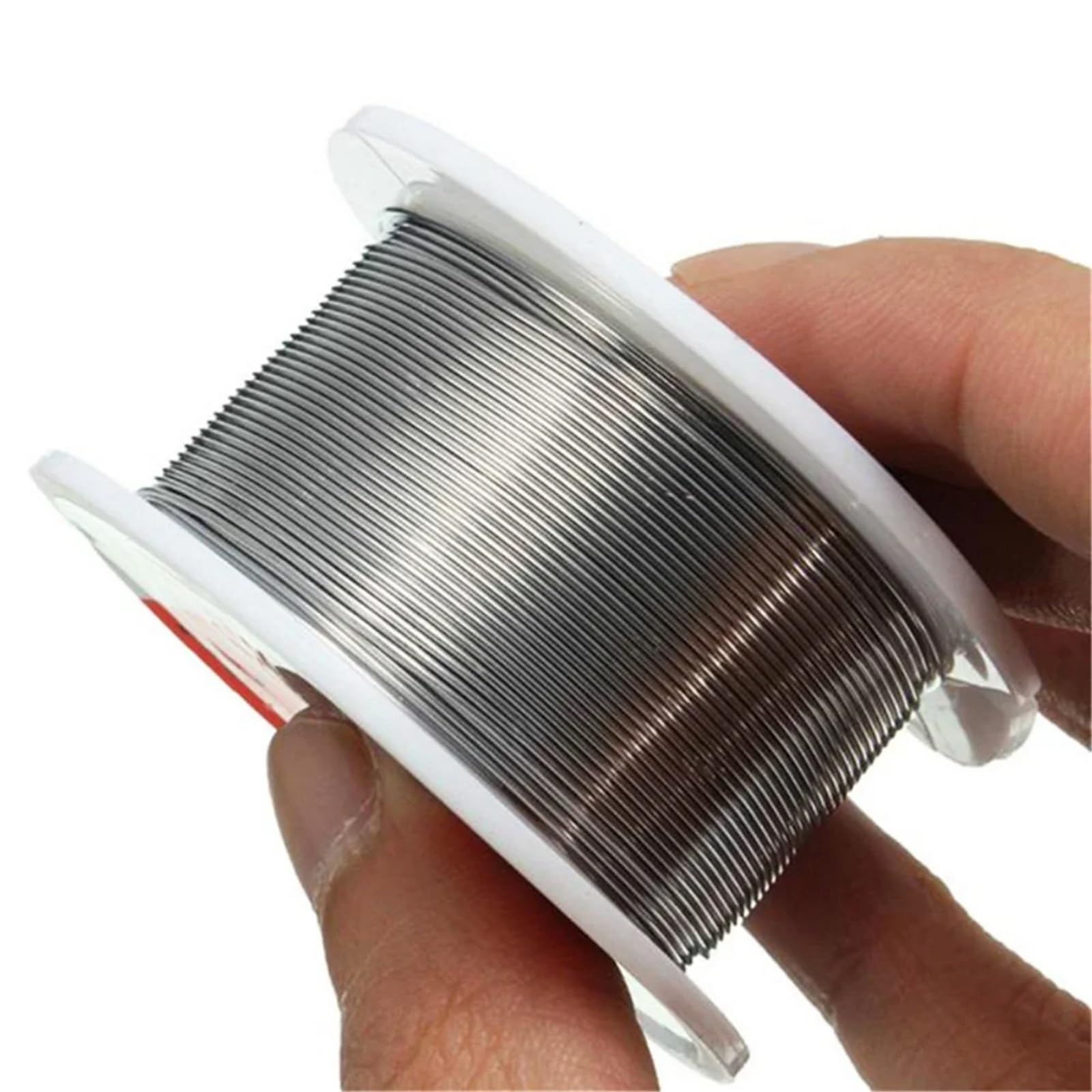 Filo di saldatura in lega di stagno 63/37 Colofonia Nucleo Flusso 2% Linea di saldatura su bobina Saldatura elettrica 50g 100g(100g 0.8mm)