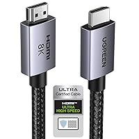 UGREEN Cavo HDMI 2.1 8K Cavo HDMI certificato 8K 60Hz 4K 240Hz Ultra Alta Velocità