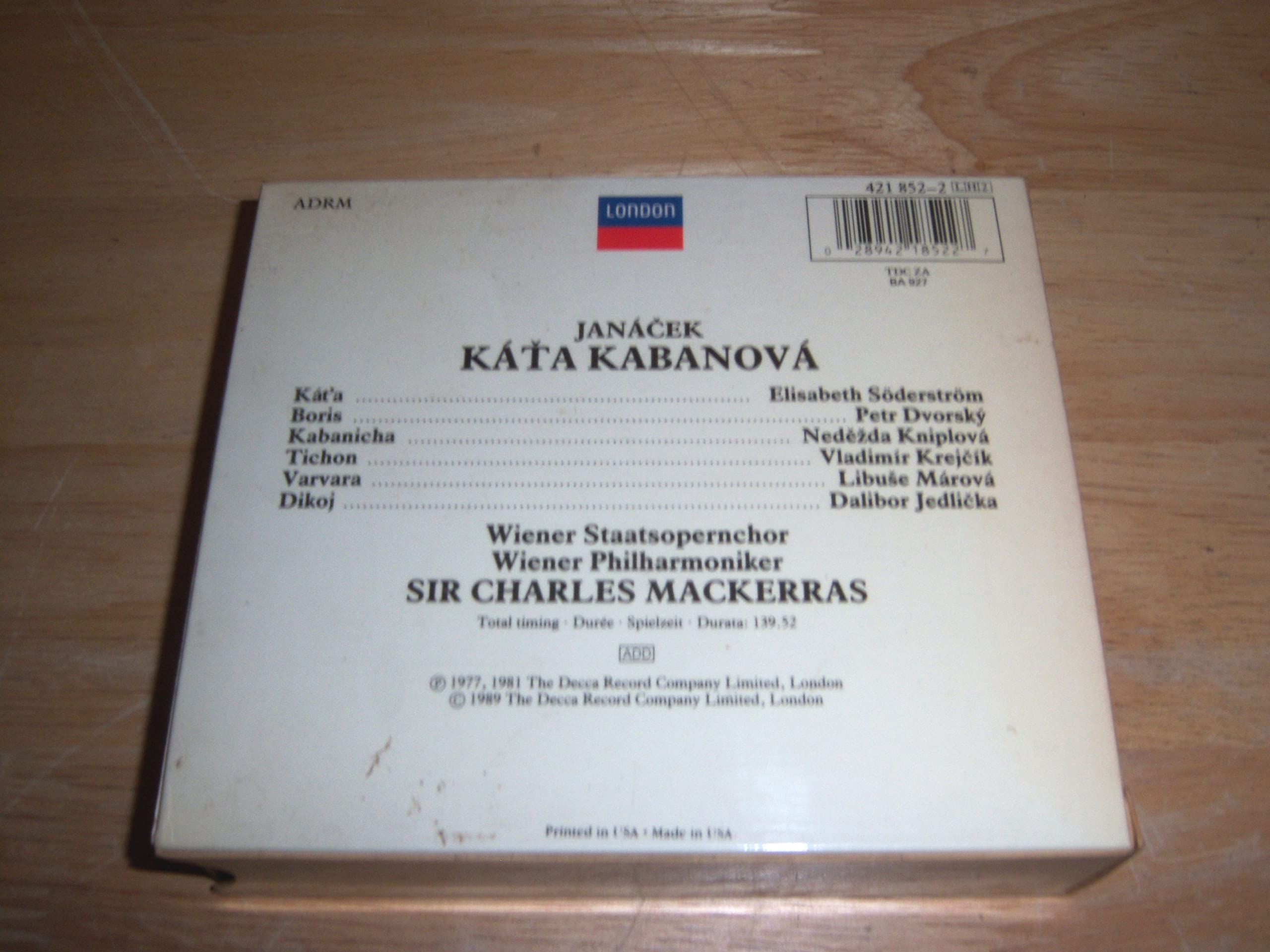 Kata Kabanova (Ga)