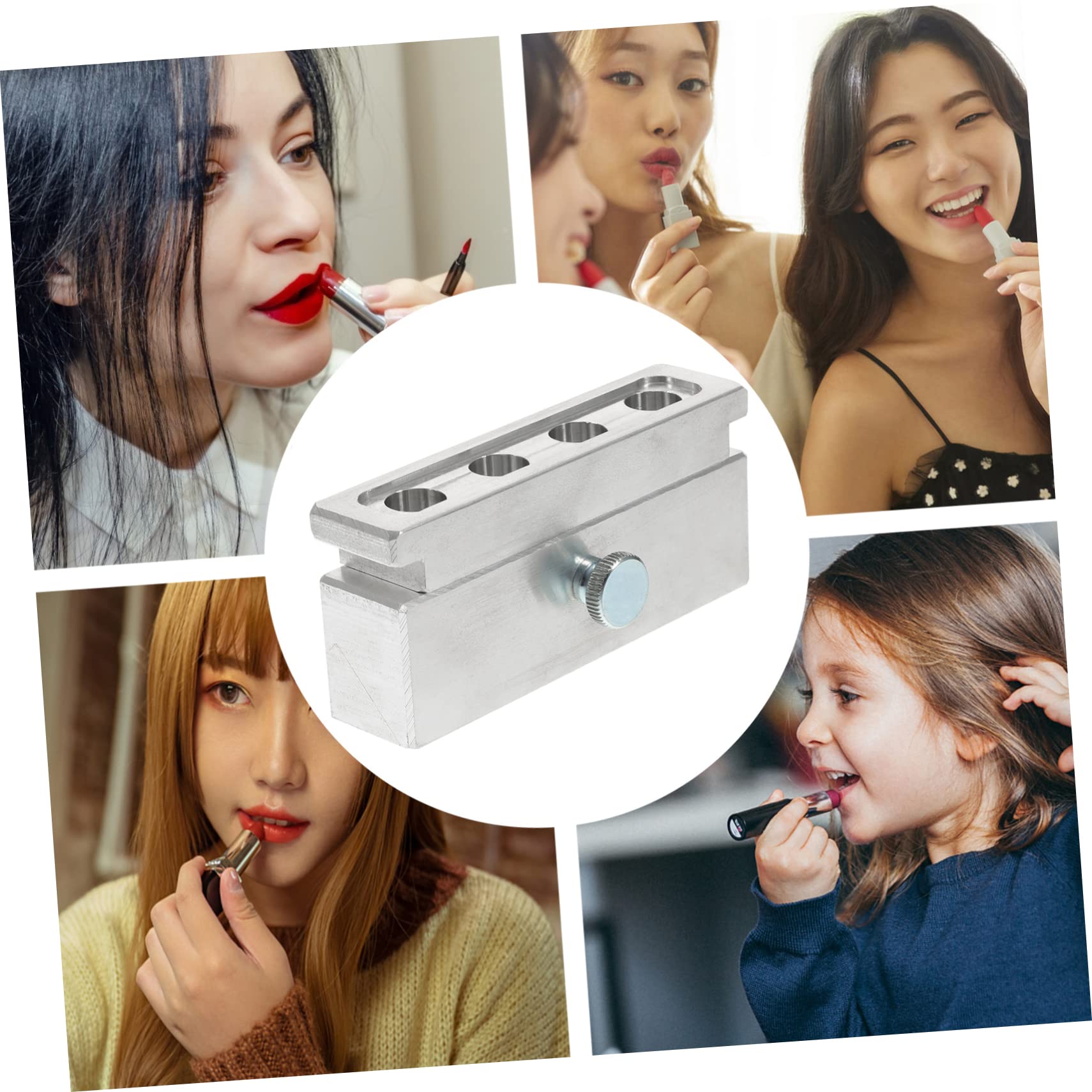 1 Juego Labiales Huecos de Herramienta DIY Fabricación de Labiales y Bálsamos