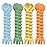 Ryan & Rose Cutie Tensils Baby Spoon and Fork (Rocket, 8 Pack)