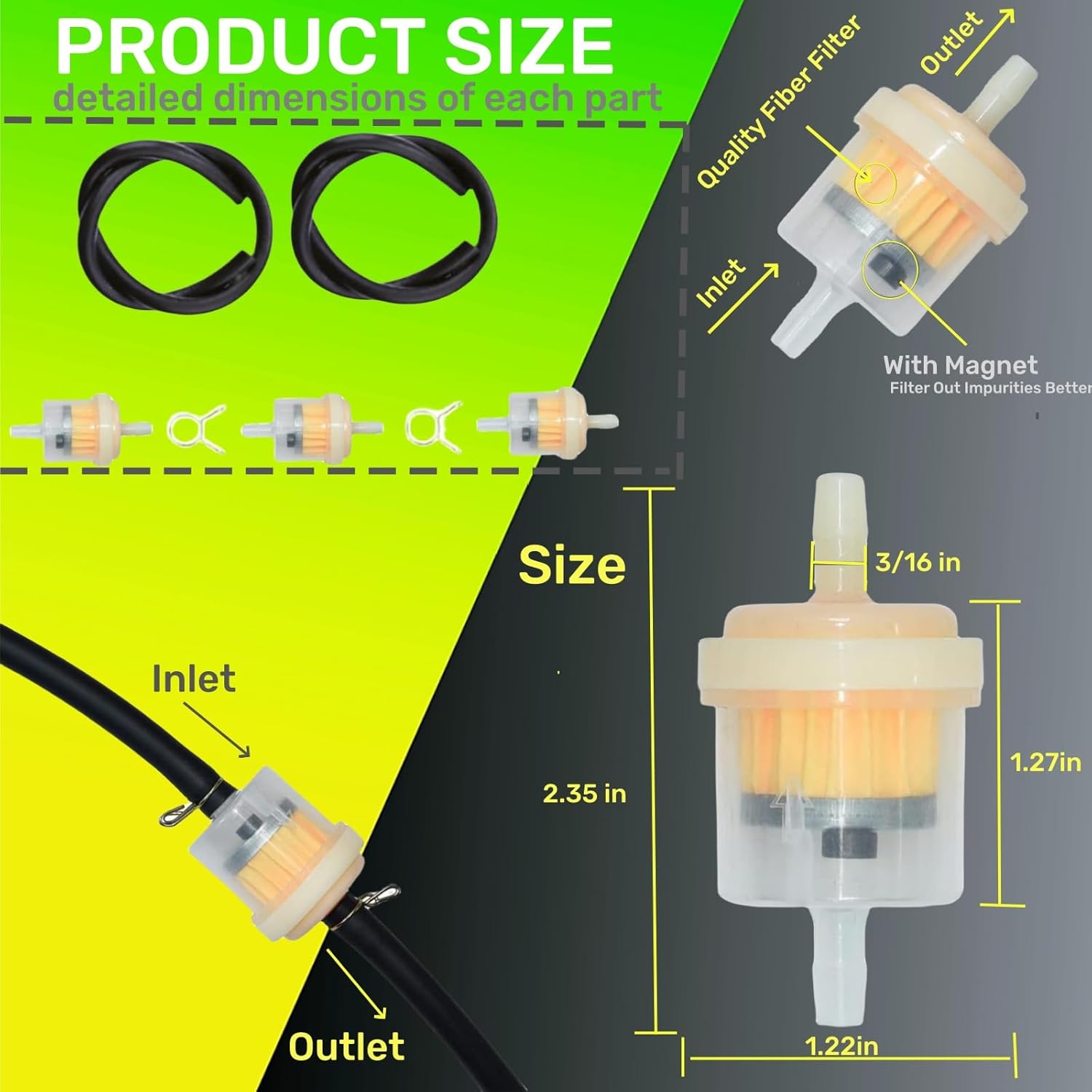 Carburatore Gy6 Ciclomotore Scooter Per 49cc - Foto 13