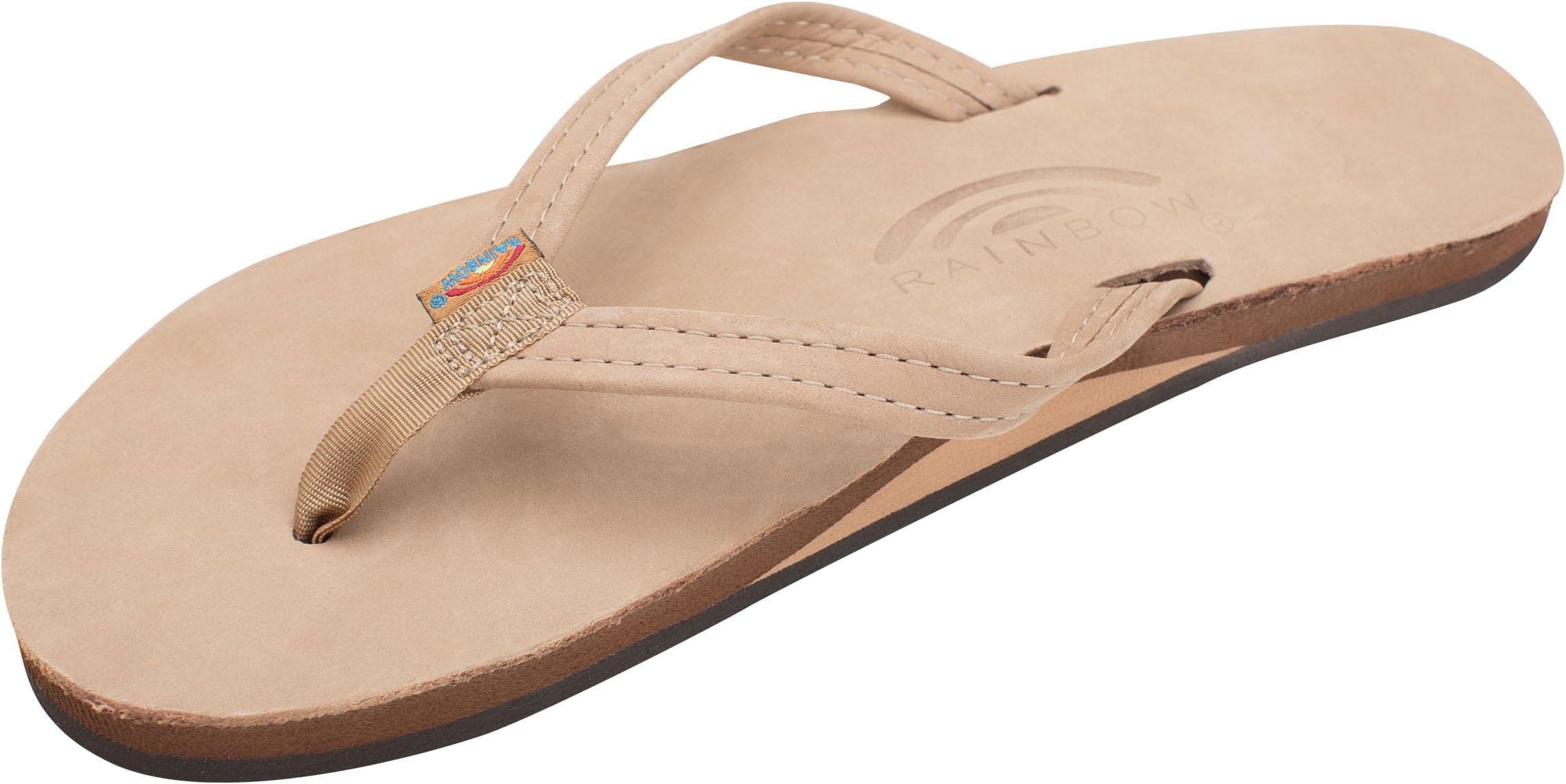 Rainbow Sandals Women's Single Layer Leather Sandal Narrow Strap