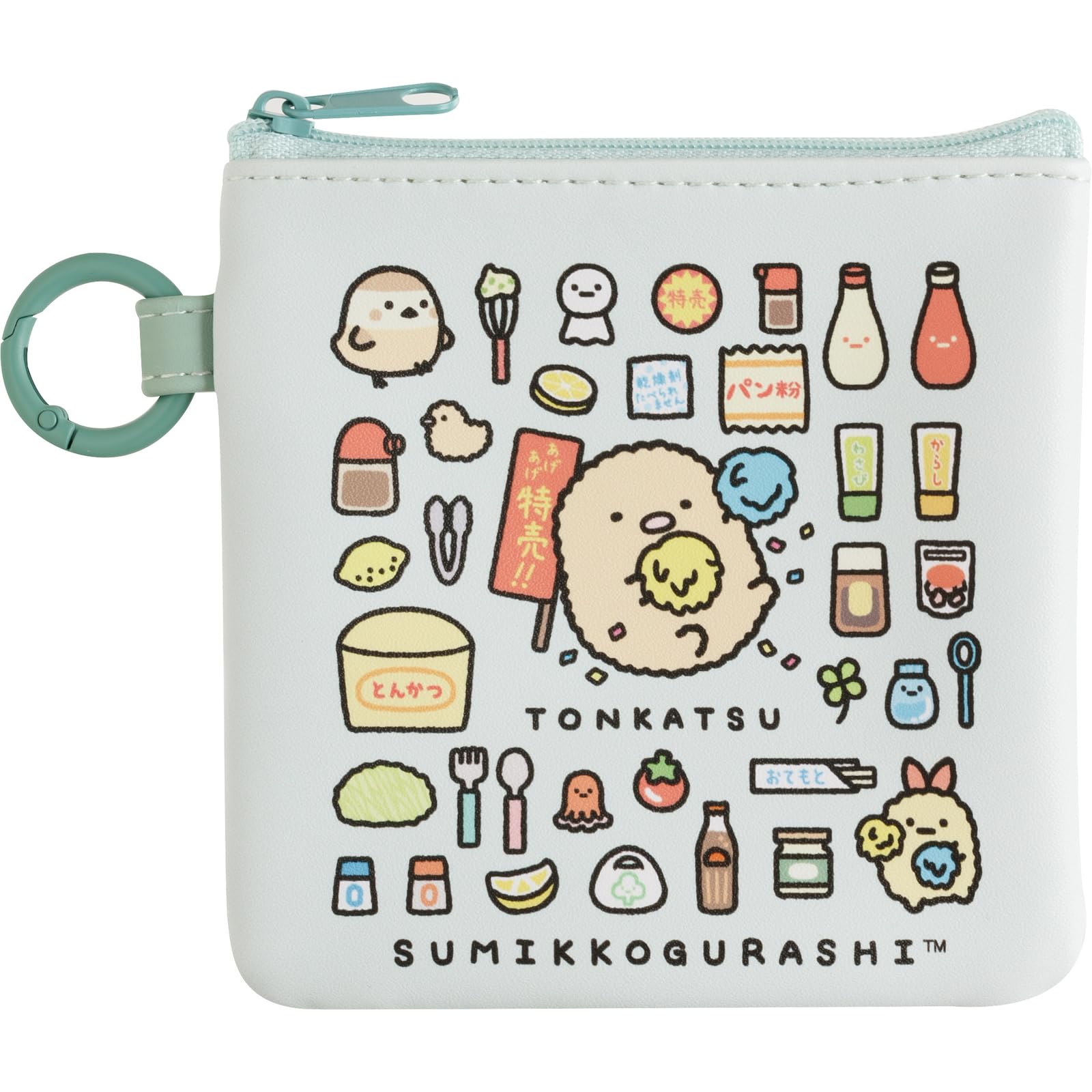 San-X Character Miscellaneous Goods CA78603 Flat Pouch Tonkatsu : Sports & Outdoors