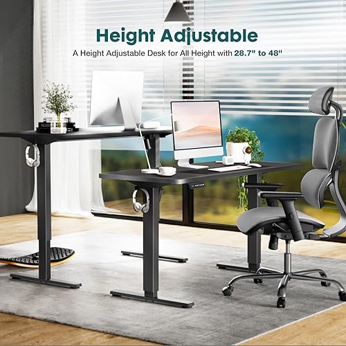 Miniatura 6 de SMUG Standing Desk, Adjustable Height Electric Sit Stand Up Down Computer Table & Standing Desk, Adjustable Height Electric Sit Stand Up Down