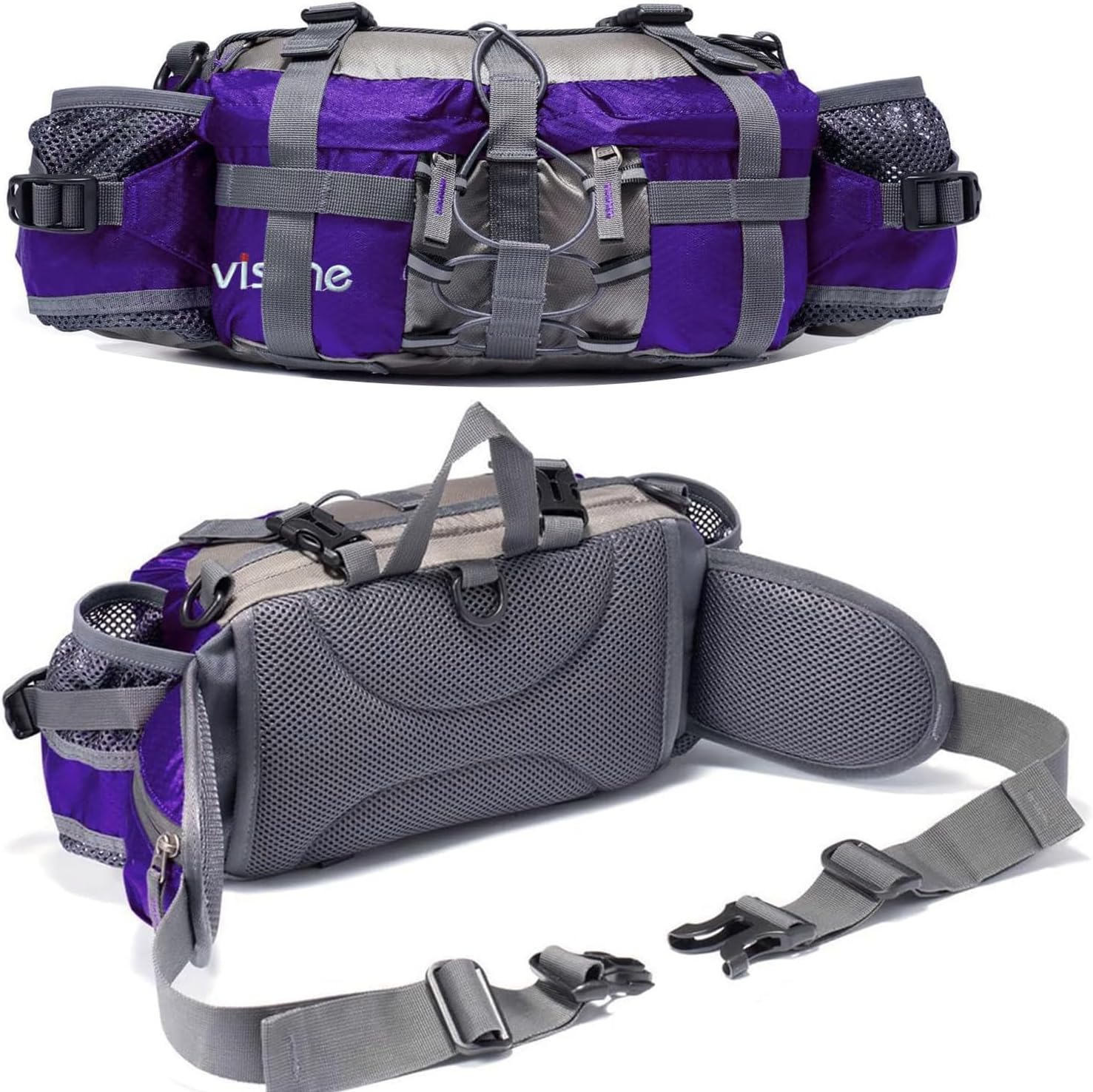 VISCNE Outdoor Fanny Pack with Water Bottle Holders Ghana Ubuy