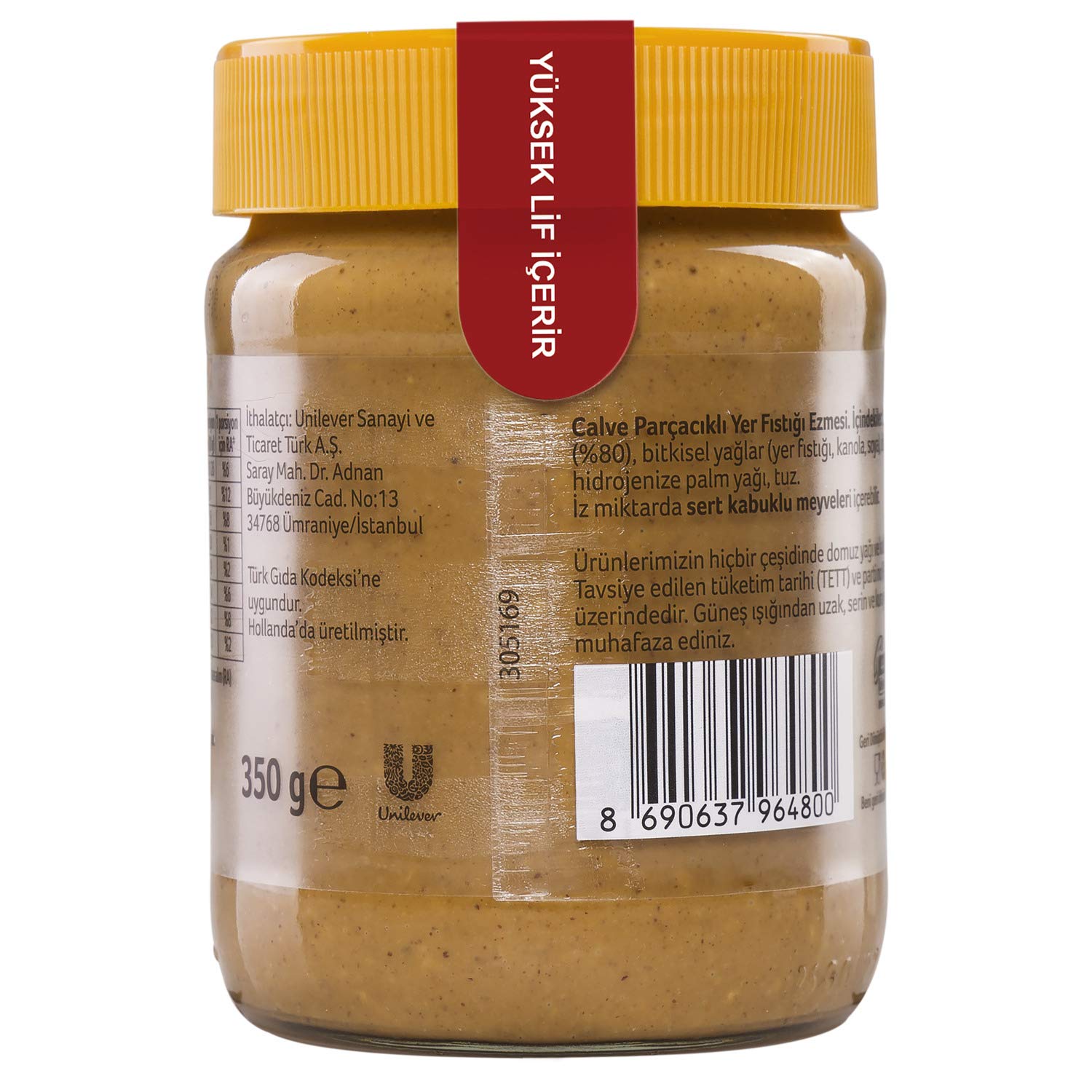 CRUNCHY PEANUT BUTTER Caja 12 x 350 g MANTECA DE CACAHUETE CRUJIENTE