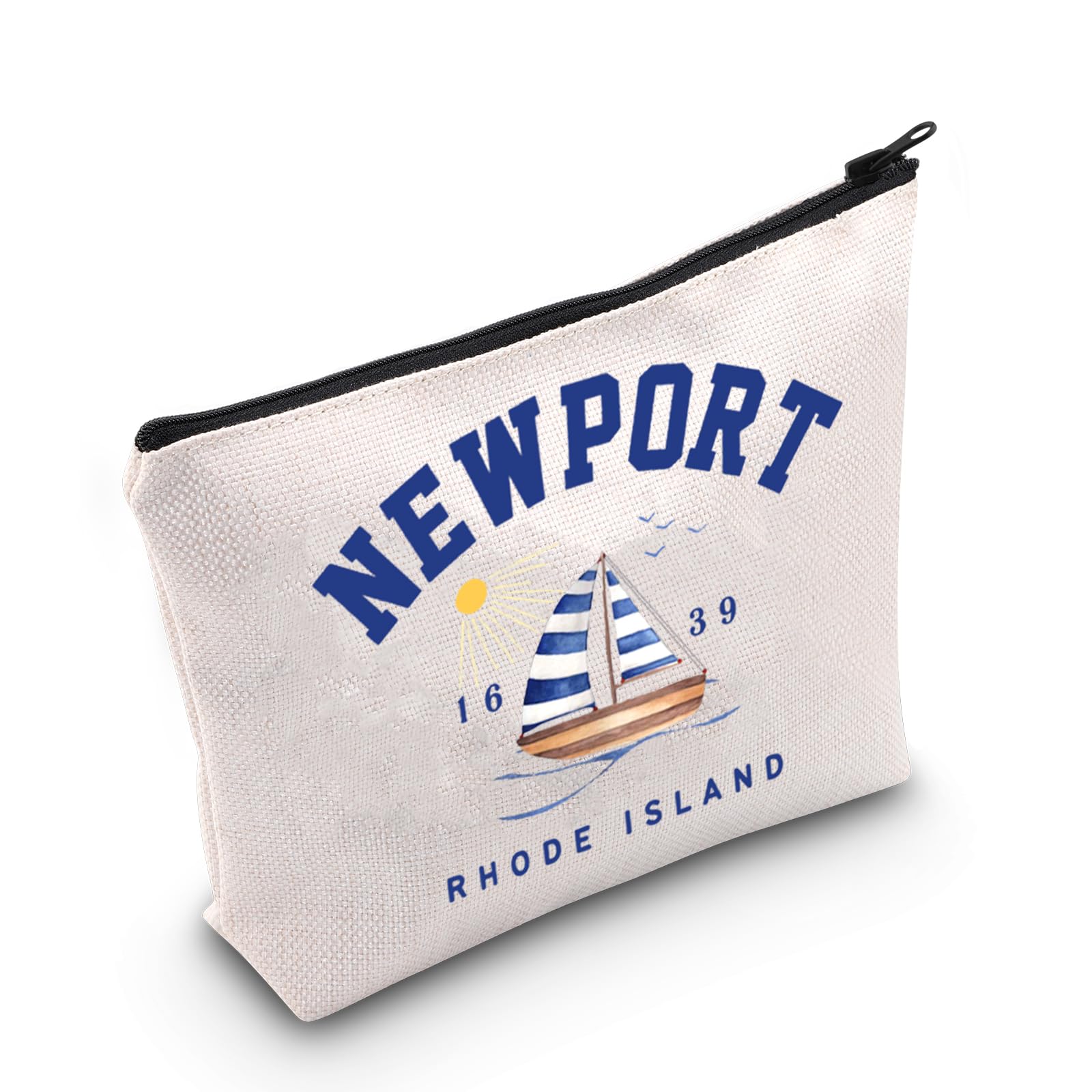 WCGXKOVacation Rhode Island Trip Gift Port 1639 Rhode Island Makeup Bag (Port 1639 Bag)