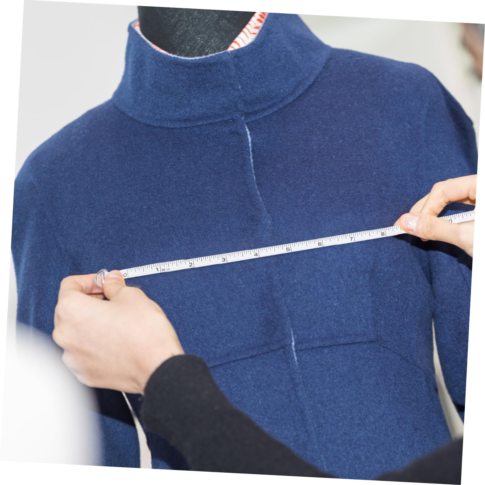 OSALADI 5 Pièces Mini Mètre Ruban En Cuir De Vache Découd-vite Mètre Ruban Balance Intelligente Mince Double Face Clé Lester Douane Masquage Rétractable Mesureur Porte-clés Peau De Vache