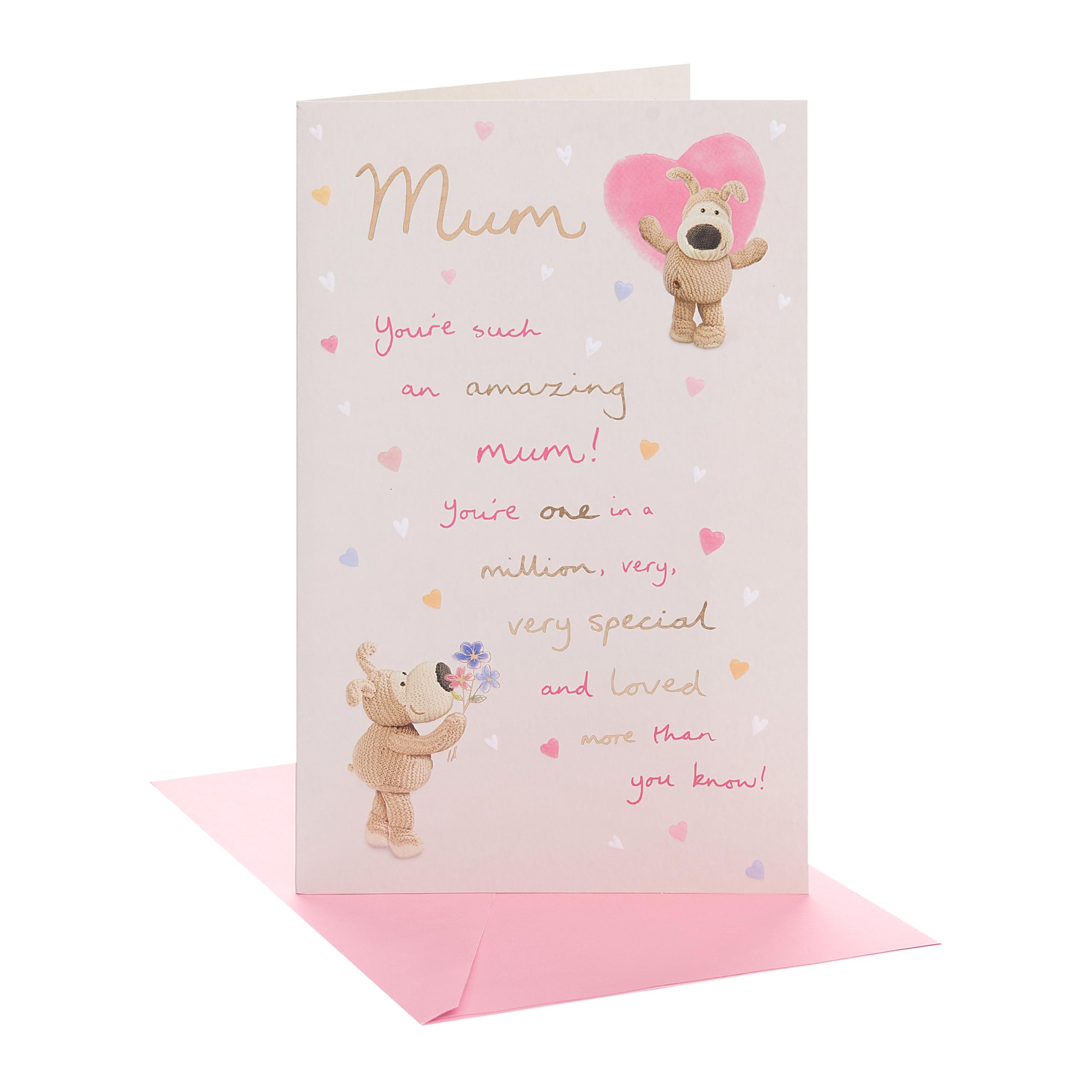 Boofle | Mother's Day Card for Mum | Card for Mum, Grandma, Wife | Her, Girls, Women | Cute Deisgn | With Envelope | 14.9 x 22.9 cm