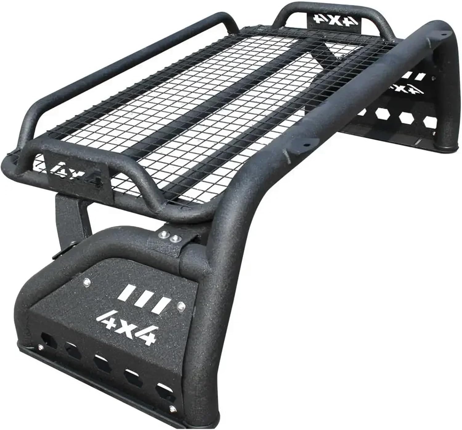 Universal 4x4 Accessories Black Stainless Steel Roll Bar