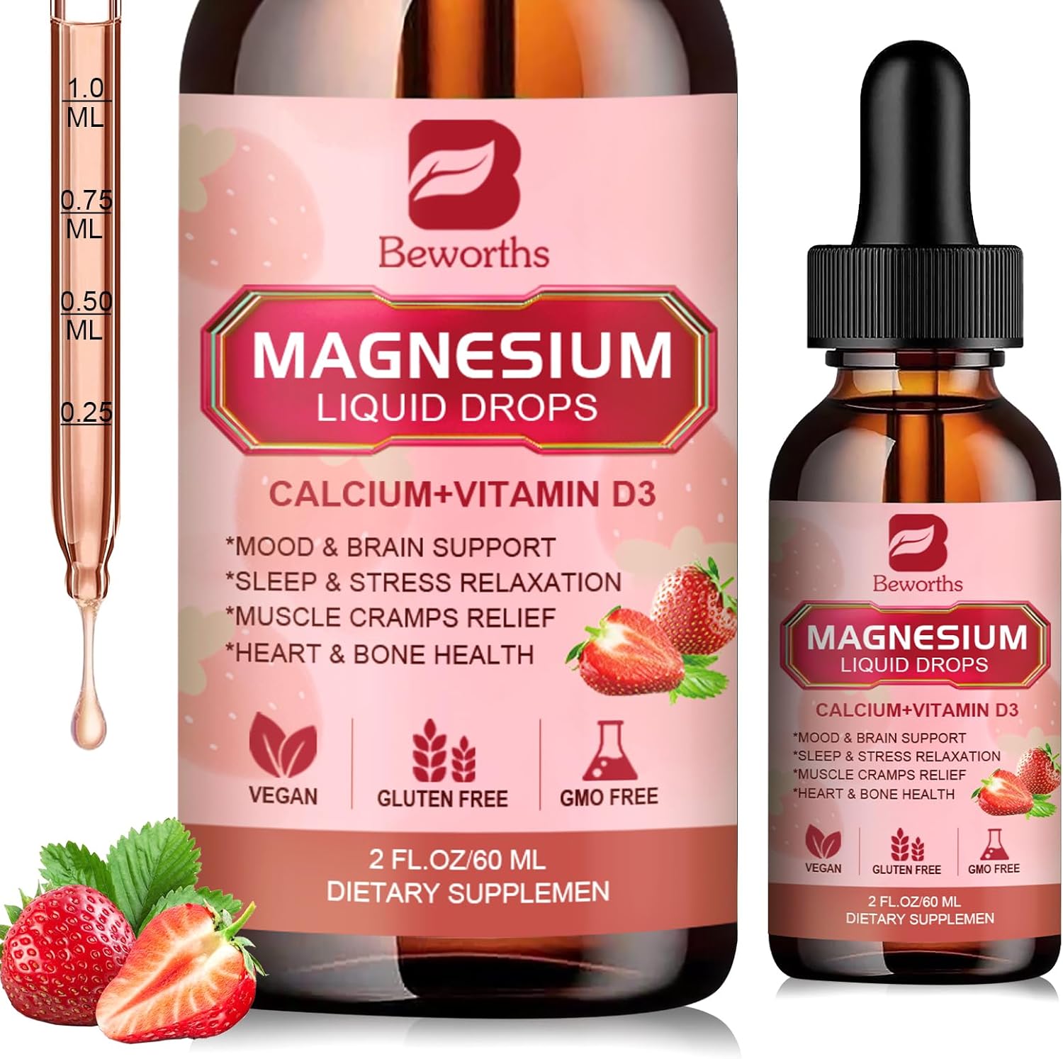 Magnesium Liquid Drop, Magnesium Glycinate Supplement Complex with Magnesium Taurate, Citrate, Calcium, Potassium, Vitamin, Zinc – Support Relaxation, Energy and Bowel Health Magnesium Liquid Drop, Magnesium Glycinate Supplement Complex with Magnesium Taurate, Citrate, Calcium, Potassium, Vitamin, Zinc – Support Relaxation, Energy and Bowel Health