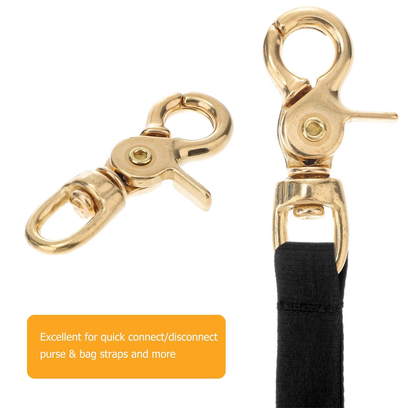 Mousqueton à Oeil Tournant Laiton Pour écurie