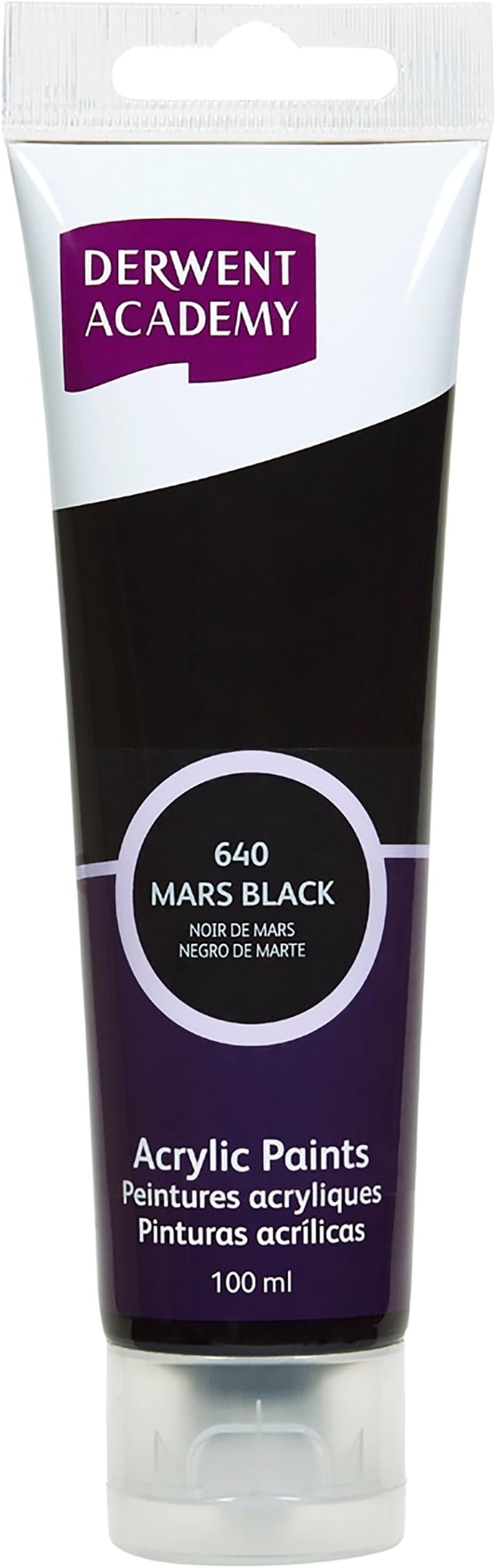 Derwent Academy Acrylic Paints Mars Black Large 100ml