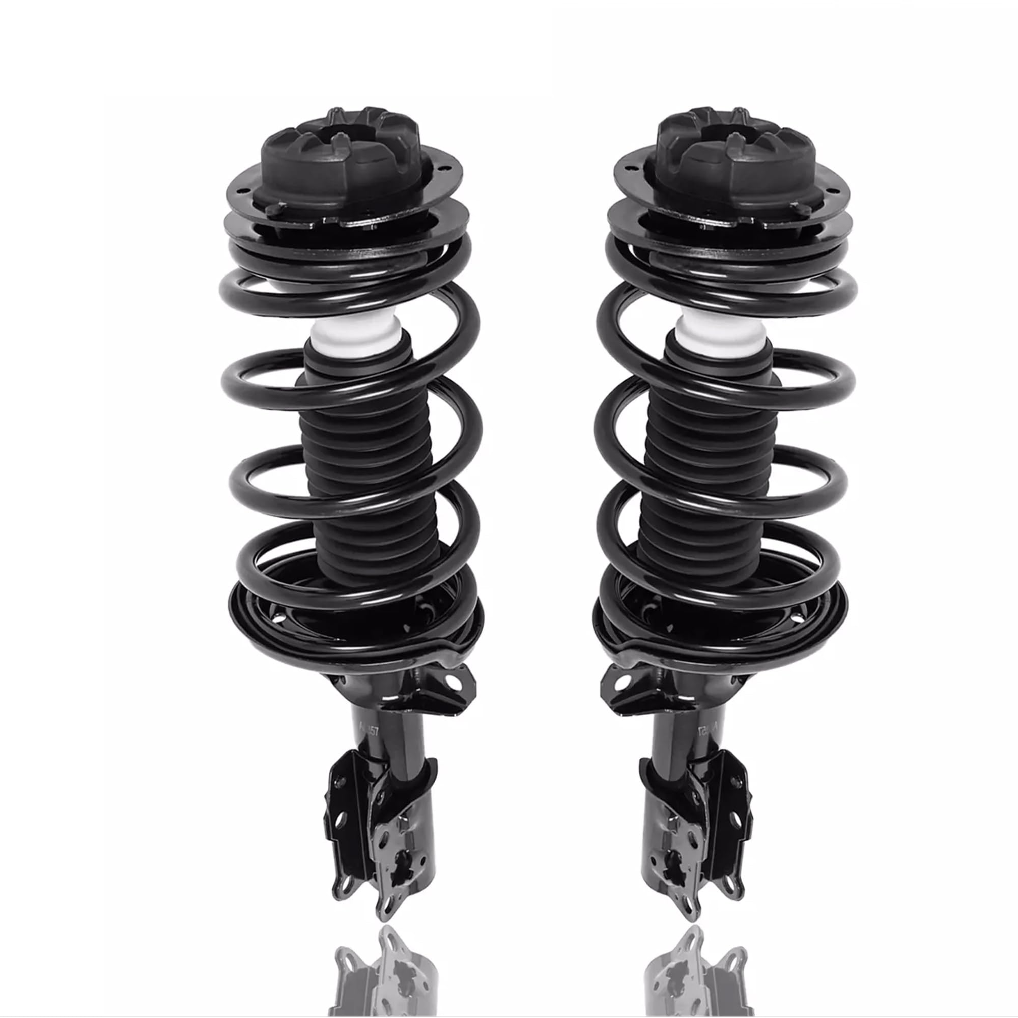 MOSTPLUS Front Complete Strut Assembly & Shock Absorber w/Coil Springs compatible with 2003-2007 Saturn Ion 2.2L 2.4L FWD, Replace 172203 (Set of 2)