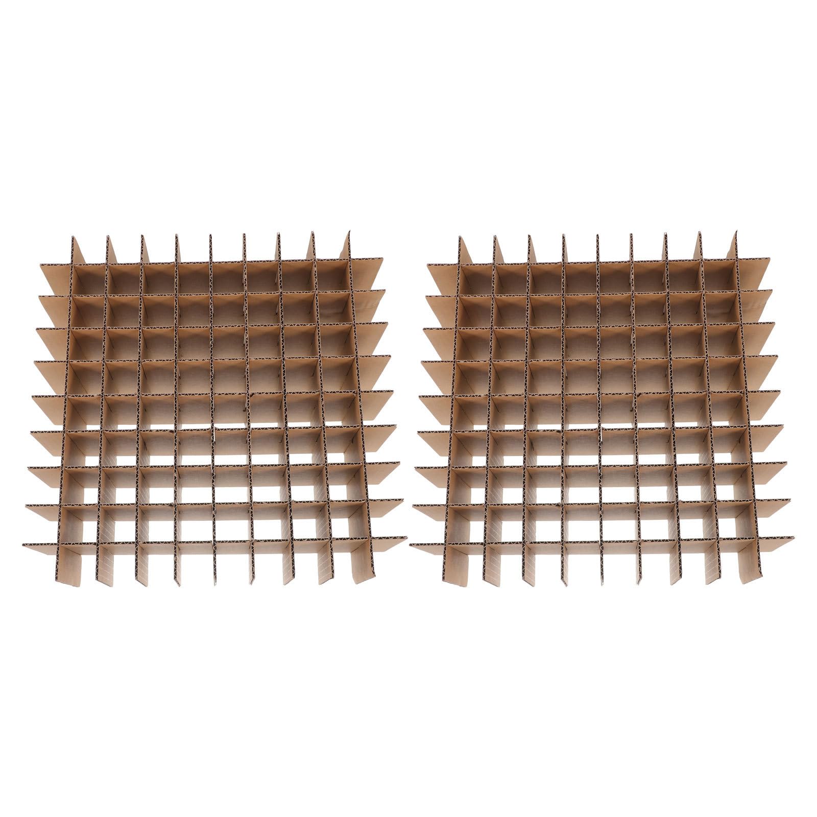 Emballages pour verrerie avec intercalaires en papier de protection de stockage
