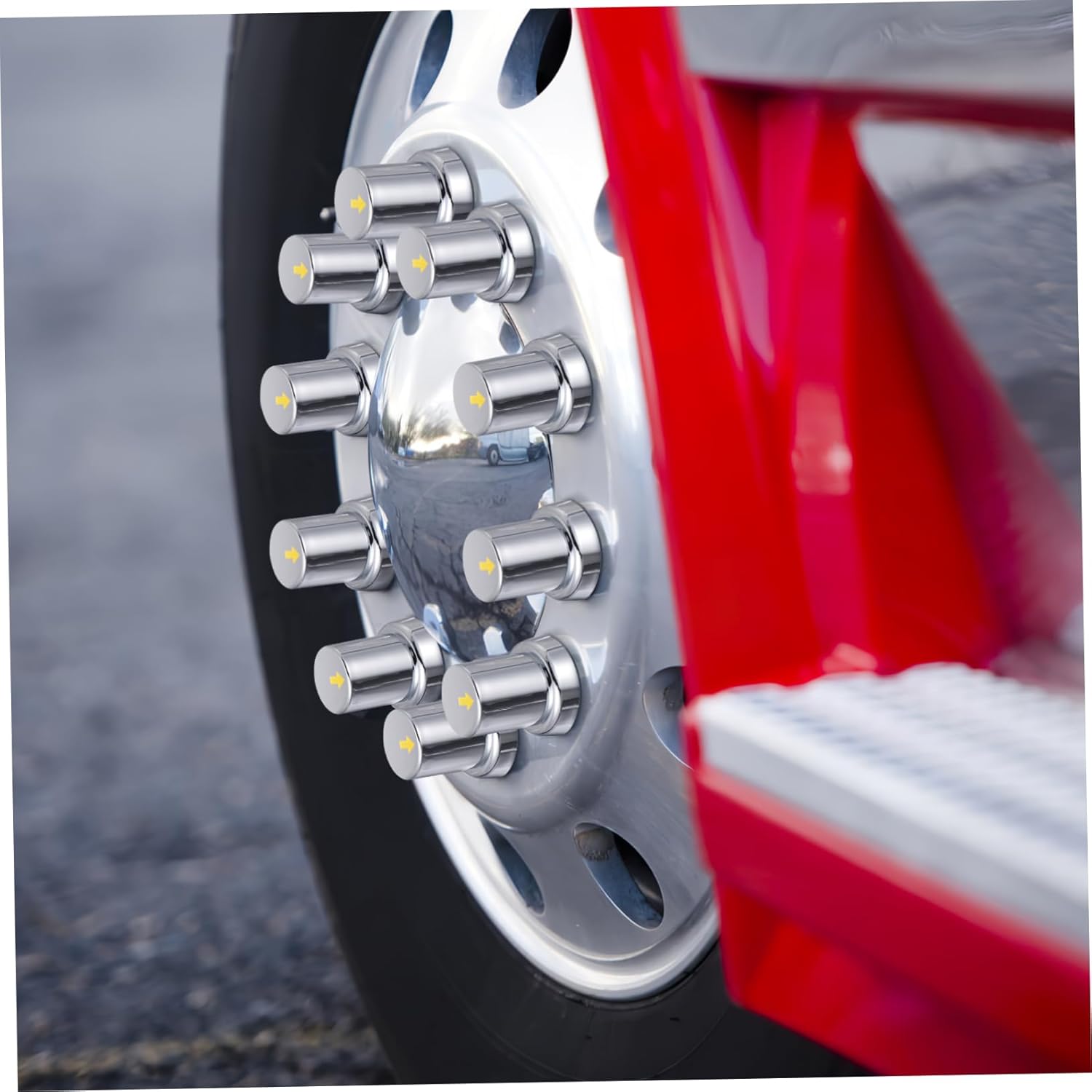 IMIKEYA 20pcs Lug Nut Covers Wheel Hub Cover for Trucks Fitment Tool for Wear Easy Installation Compatible Various Vehicles