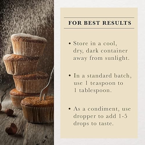 Miniatura 5 de Cook's, Extracto de ron puro, para hornear, helado, dulces, pasteles, 8 onzas