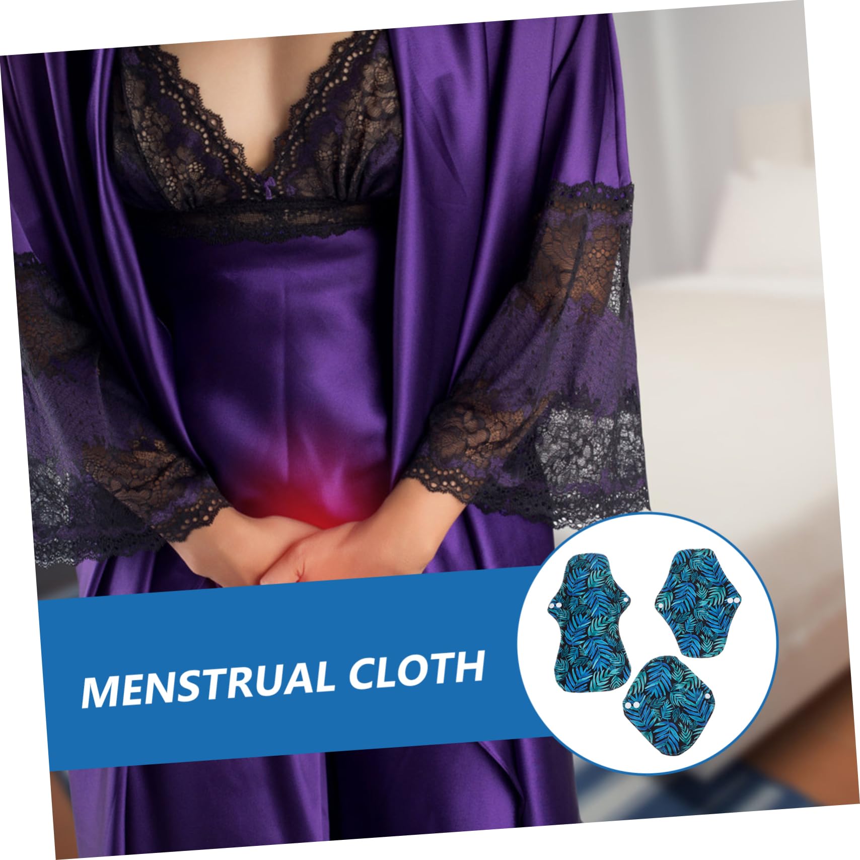 Healeved Bequeme Wiederverwendbare Menstruationsbinden Für Damen – Binden Mit Aufbewahrungstasche Auslaufsicheres Design Für Den Alltag Und Unterwegs
