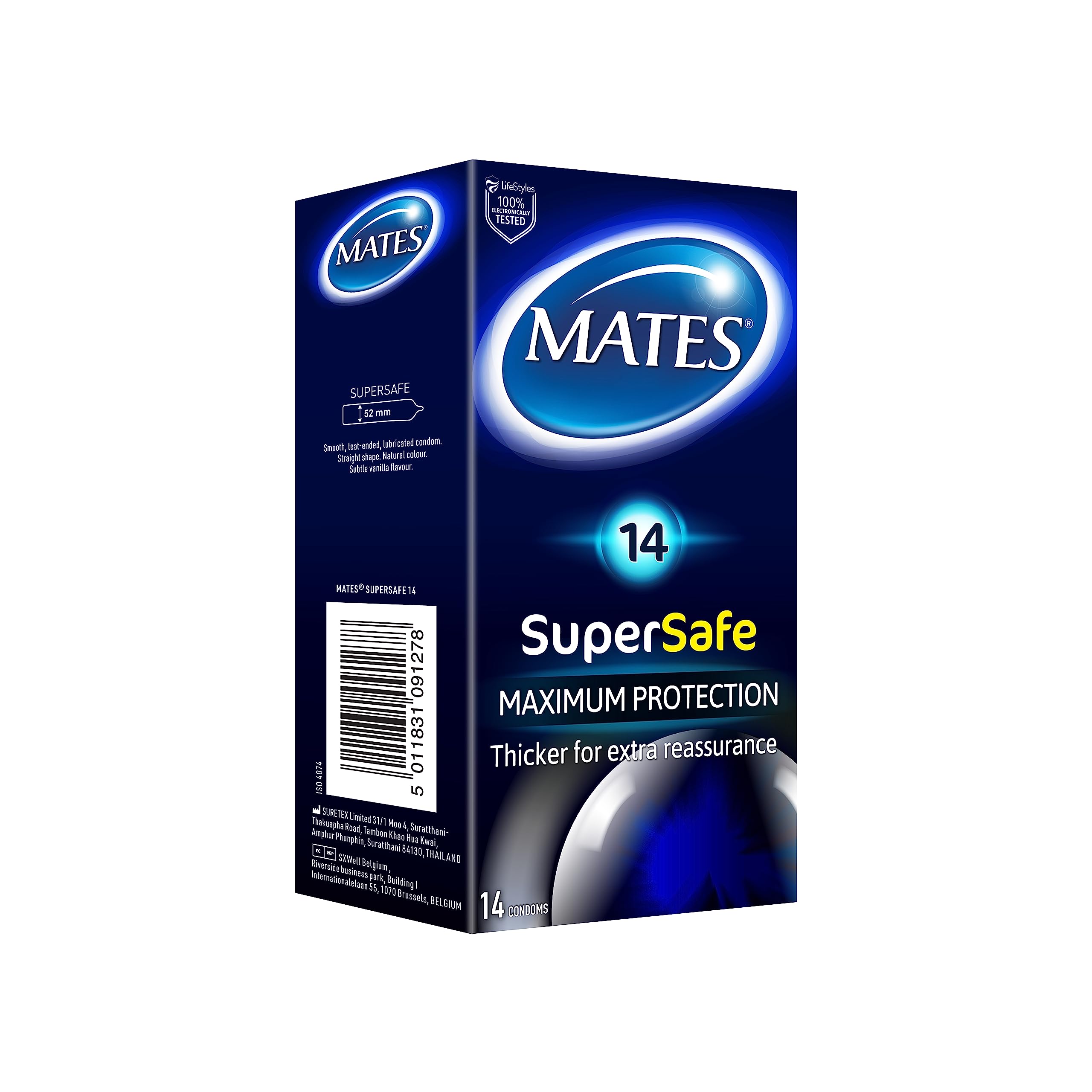 Mates Super Safe Condoms (14 Pack)