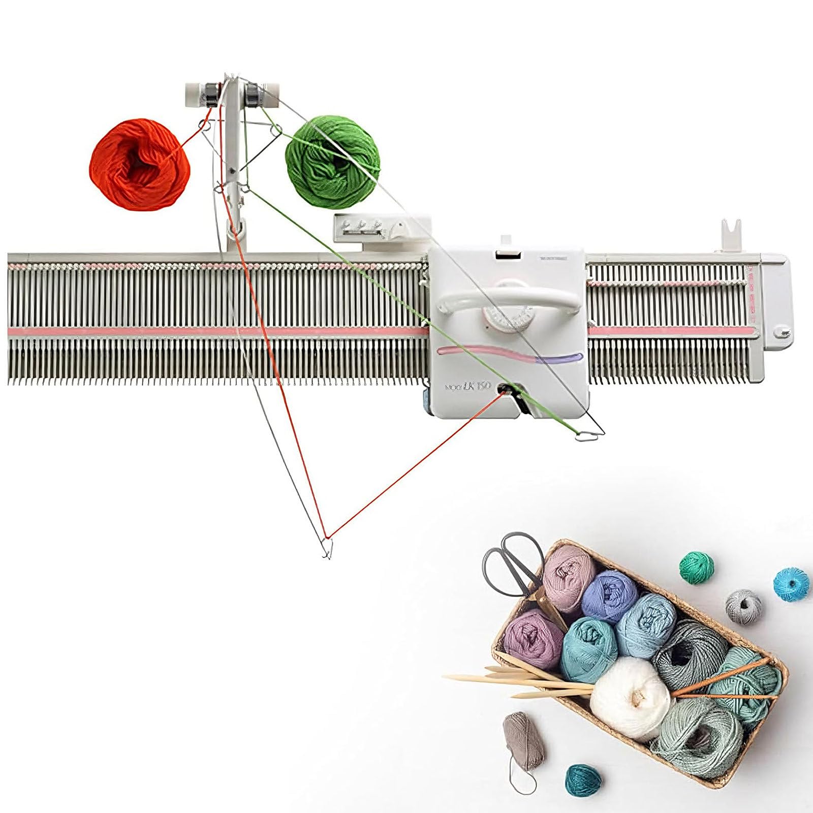 Automatisches Strickgerät Kunststoff-Haushaltsmaschine,150 Stiche