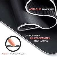 Vista 6 de Mouse Pads Anime Game RGB XXL Large Gaming Mousepad LED Backlit Carpet Mause Pad Game Keyboard Mouse Pad Gamer Mat Computer Mice Mat 35.43 inch